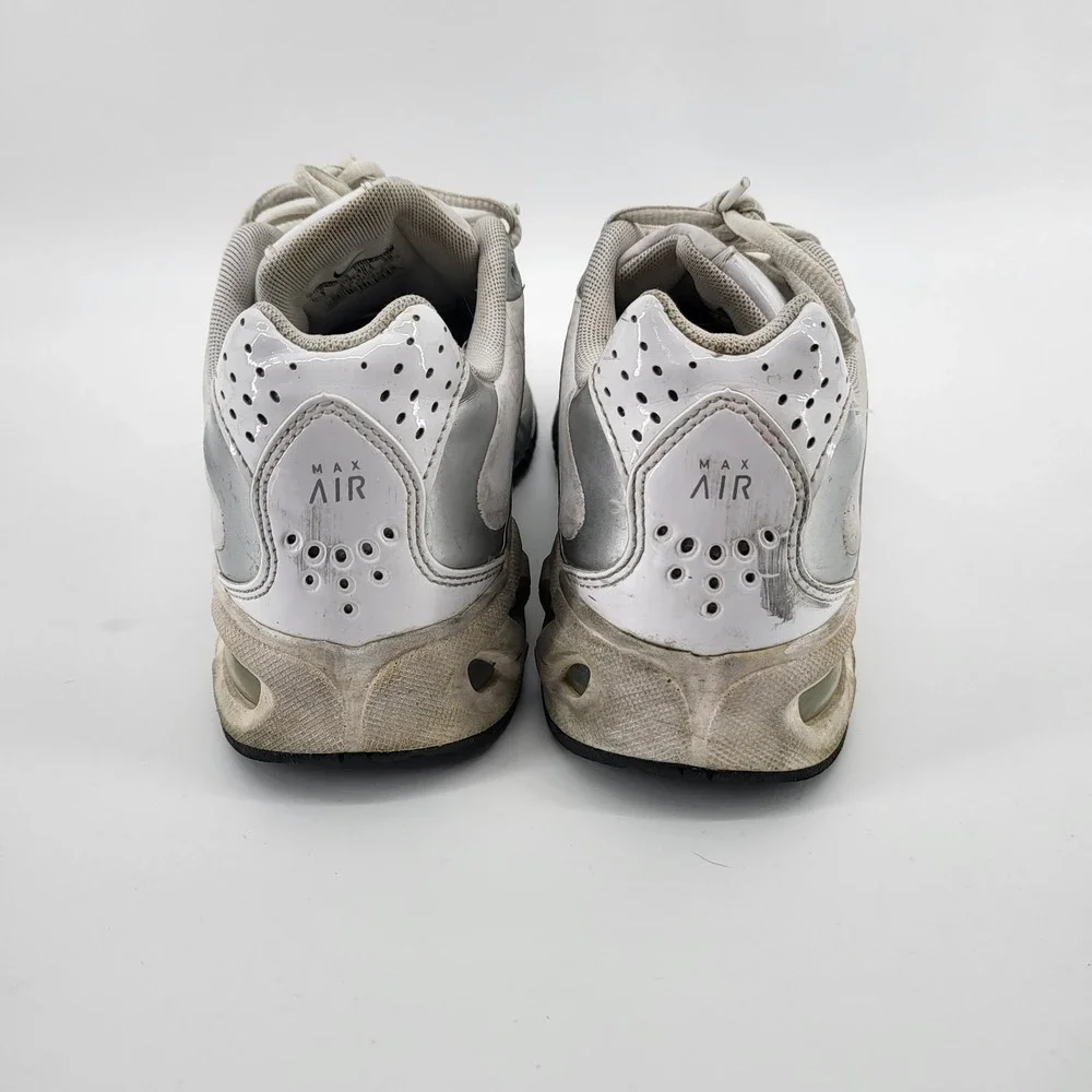NIKE AIR MAX TORCH SL Sneakers Shoes 317004-111 Womens‎ 9 White & Silver Running